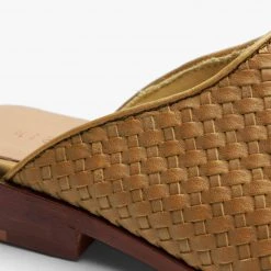 Nisolo Shoes Ama Woven Mule - Almond