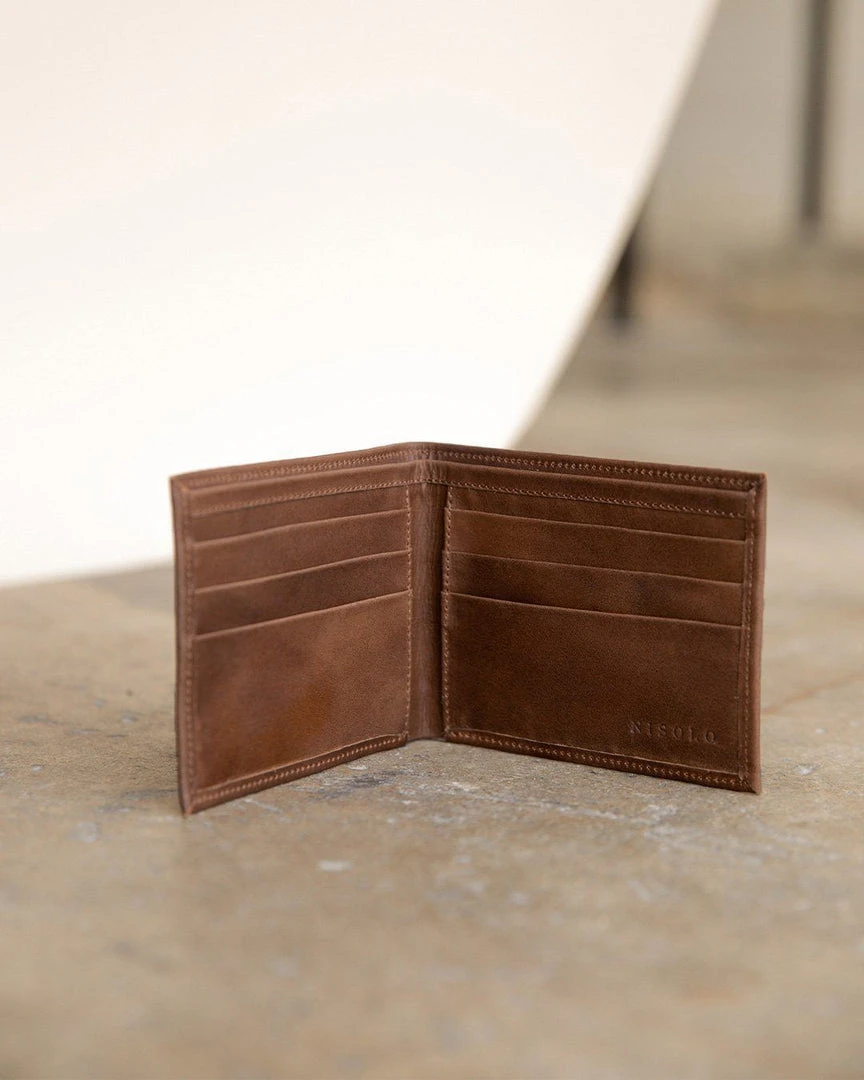 Nisolo Brewer Wallet - Brown 4 Nisolo Brewer Wallet - Brown