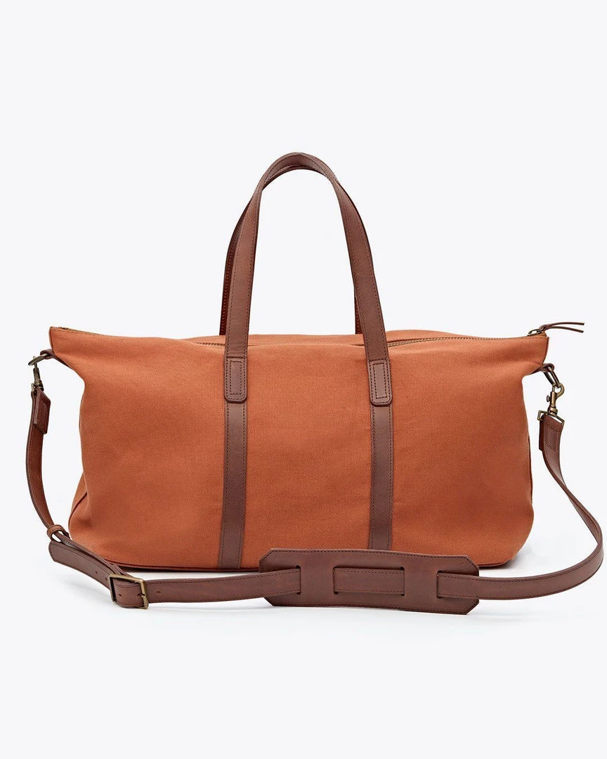 Nisolo Canvas Weekender - Amber Accessories 3 Nisolo Canvas Weekender - Amber Accessories