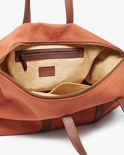 Nisolo Canvas Weekender - Amber Accessories 9 Nisolo Canvas Weekender - Amber Accessories