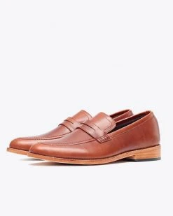 Nisolo Men's Chamberlain Penny Loafer - Brandy Best Sellers
