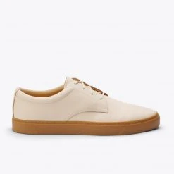 Nisolo Men's Diego Low Top Sneaker - Bone + Gum 18 Nisolo Men's Diego Low Top Sneaker - Bone + Gum