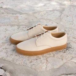 Nisolo Men's Diego Low Top Sneaker - Bone + Gum 17 Nisolo Men's Diego Low Top Sneaker - Bone + Gum