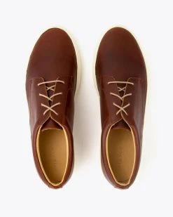 Nisolo Men's Diego Low Top Sneaker - Brandy 21 Nisolo Men's Diego Low Top Sneaker - Brandy