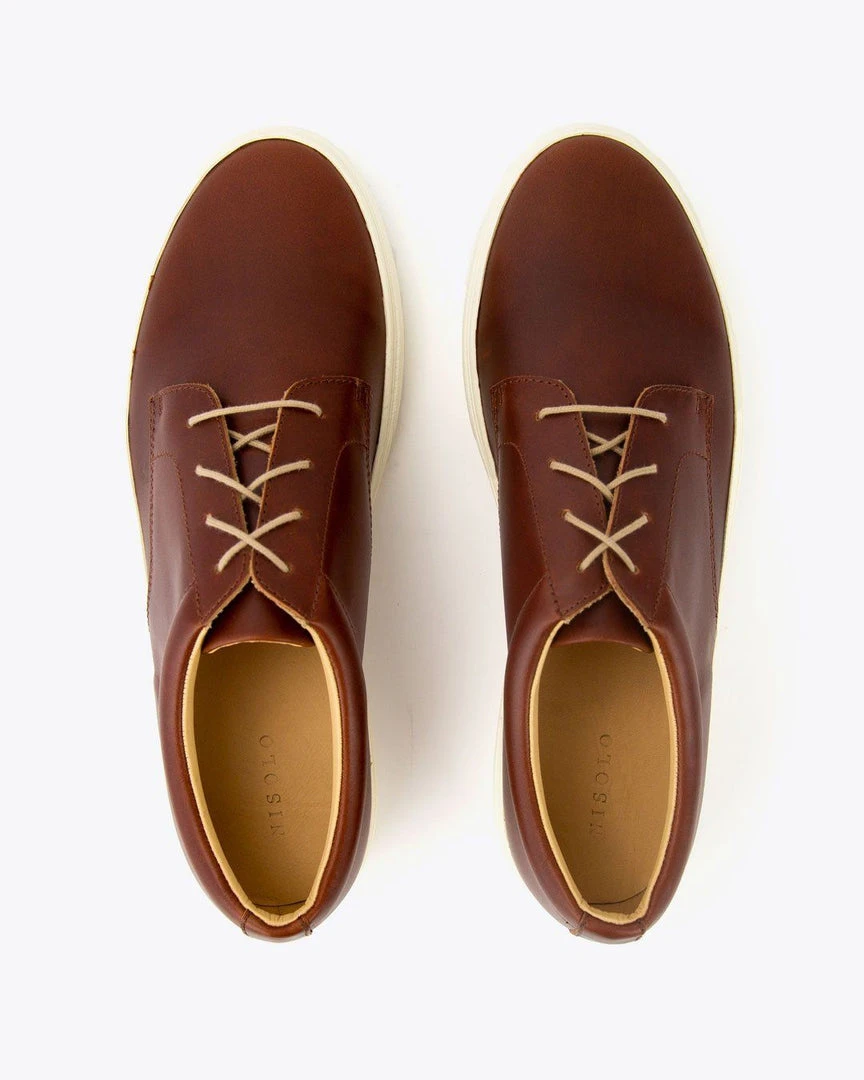 Nisolo Men's Diego Low Top Sneaker - Brandy 12 Nisolo Men's Diego Low Top Sneaker - Brandy