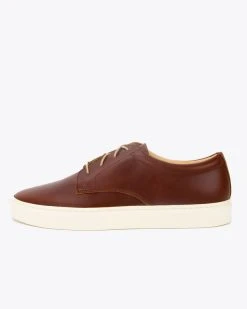 Nisolo Men's Diego Low Top Sneaker - Brandy 18 Nisolo Men's Diego Low Top Sneaker - Brandy