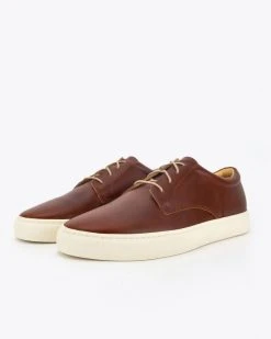 Nisolo Men's Diego Low Top Sneaker - Brandy 20 Nisolo Men's Diego Low Top Sneaker - Brandy