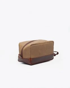 Nisolo Durango Waxed Canvas Dopp Kit Accessories