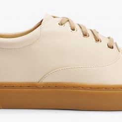 Nisolo Elayna Sneaker - Bone + Gum Shoes