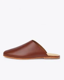 Nisolo Lima Slip On Mule - Brandy