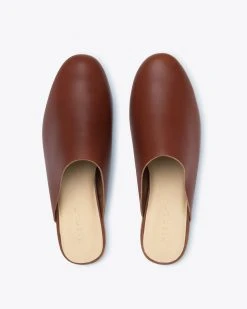 Nisolo Lima Slip On Mule - Brandy
