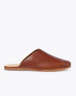 Nisolo Lima Slip On Mule - Brandy