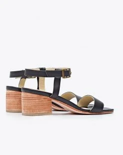 Nisolo Lucia Block Heel Sandal - Black
