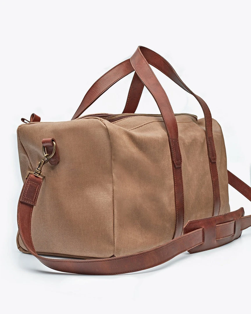 Nisolo Luis Weekender - Waxed Canvas Accessories 10 Nisolo Luis Weekender - Waxed Canvas Accessories
