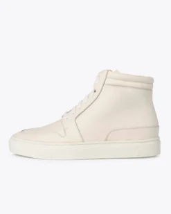 Nisolo Reina High Top Sneaker - Bone