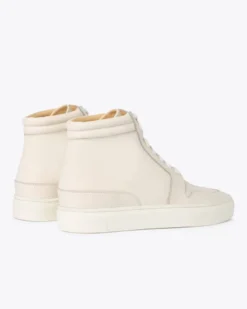 Nisolo Reina High Top Sneaker - Bone