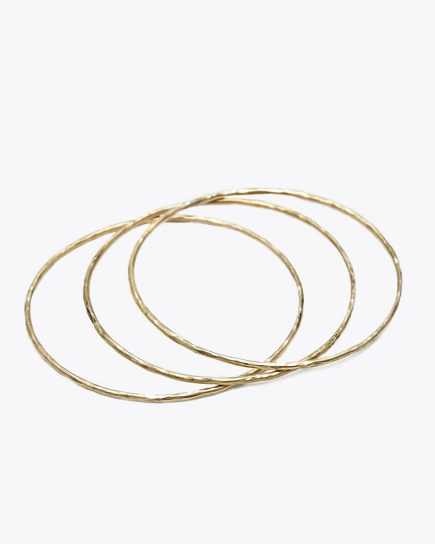 Nisolo Best Sellers Upcycled Thin Hammered Bangle 6 Nisolo Best Sellers Upcycled Thin Hammered Bangle