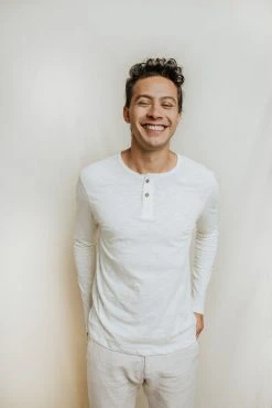 No Nasties Men's Henley Shirt - Manchester