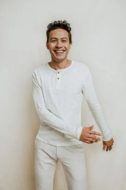 No Nasties Men's Henley Shirt - Manchester