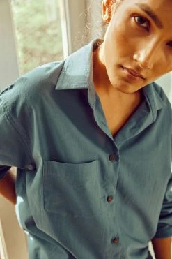 No Nasties Ocean Oversized Shirt