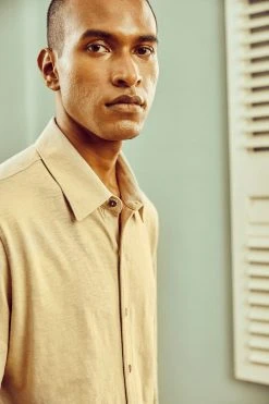 No Nasties Men's Sand Knit Shirt