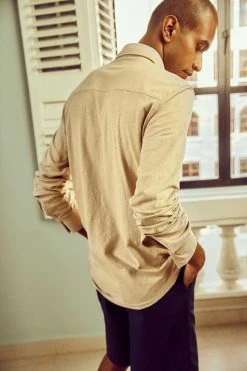 No Nasties Men's Sand Knit Shirt