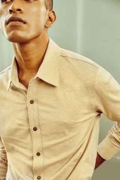 No Nasties Men's Sand Knit Shirt