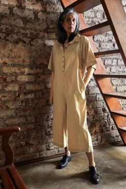 No Nasties Sand Midi Jumpsuit