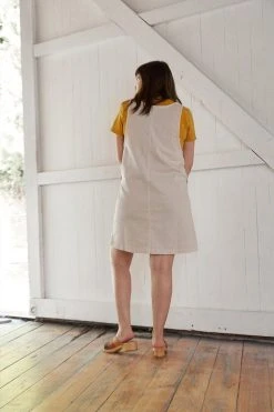 North Of West Caroline Upcycled Jumper Dress - Fog