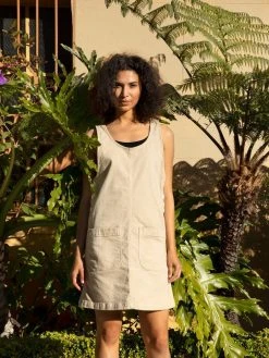 North Of West Caroline Upcycled Jumper Dress - Fog