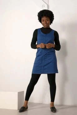 North Of West Caroline Upcycled Jumper Dress - Midnight