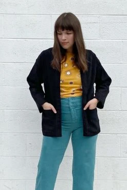 North Of West Sale Christine Tencel Jacket - Black