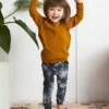 North Of West Baby's Upcycled Tie Dye Coast Pants - Black