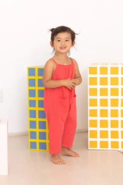 North Of West Kids' Double Cloth Jumpsuit - Azalea Sale 16 North Of West Kids' Double Cloth Jumpsuit - Azalea Sale