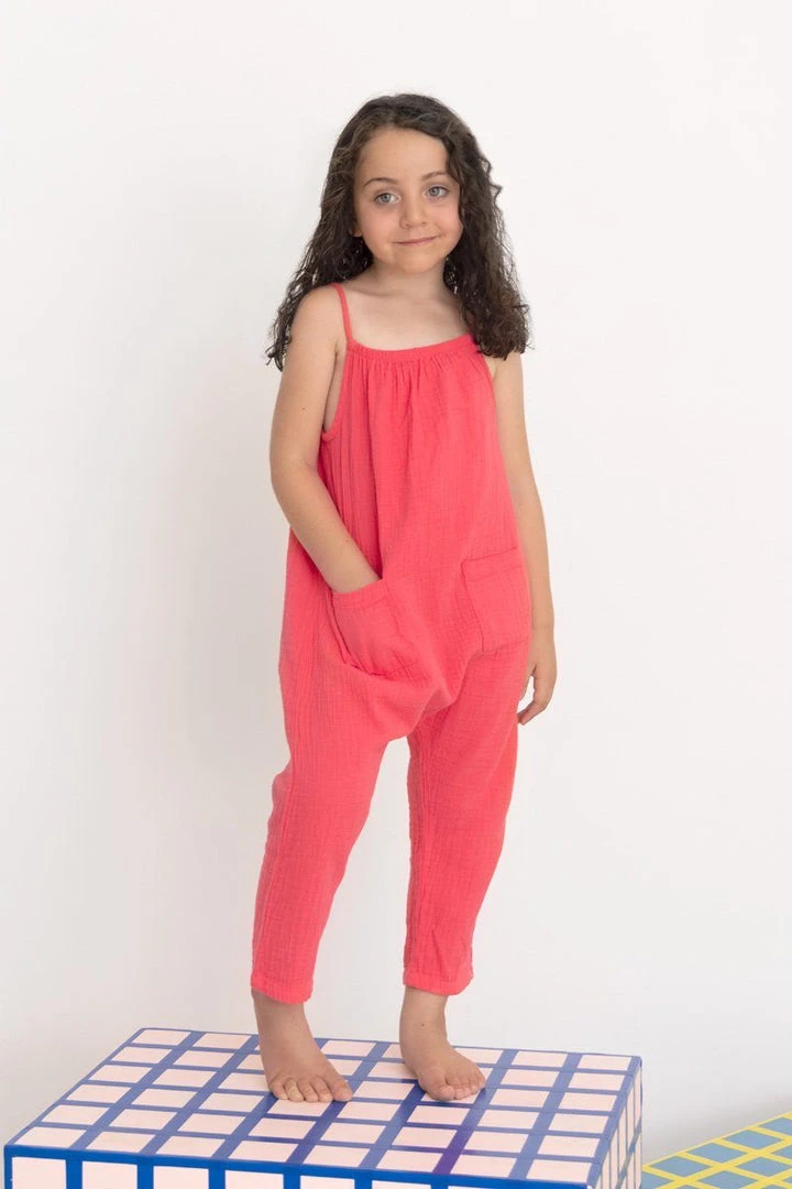 North Of West Kids' Double Cloth Jumpsuit - Azalea Sale 5 North Of West Kids' Double Cloth Jumpsuit - Azalea Sale