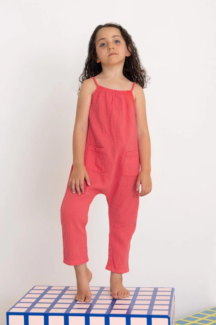 North Of West Kids' Double Cloth Jumpsuit - Azalea Sale 3 North Of West Kids' Double Cloth Jumpsuit - Azalea Sale