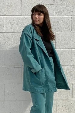 North Of West Leslie Upcycled Jacket - Atlantic