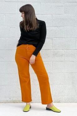 North Of West Sale Monica Upcycled High Rise Jean - Spice