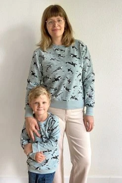 North Of West Sale Kids' Orcas Sweatshirt - Sea Mist