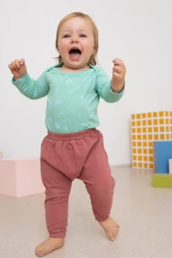 North Of West Sale Baby's Harem Pants - Mulberry