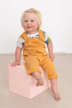North Of West Sale Kids' Play Overalls - Marigold