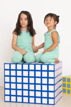 North Of West Sale Kids' Play Overalls - Seafoam