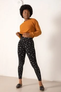 North Of West Best Sellers Sammy Legging - Black Squiggles