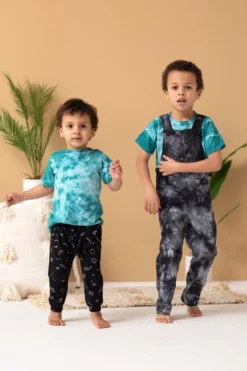 North Of West Sale Baby's Squiggles Harem Pants - Black