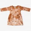 North Of West Kids' Tie Dye Long Sleeve Dress - Amber