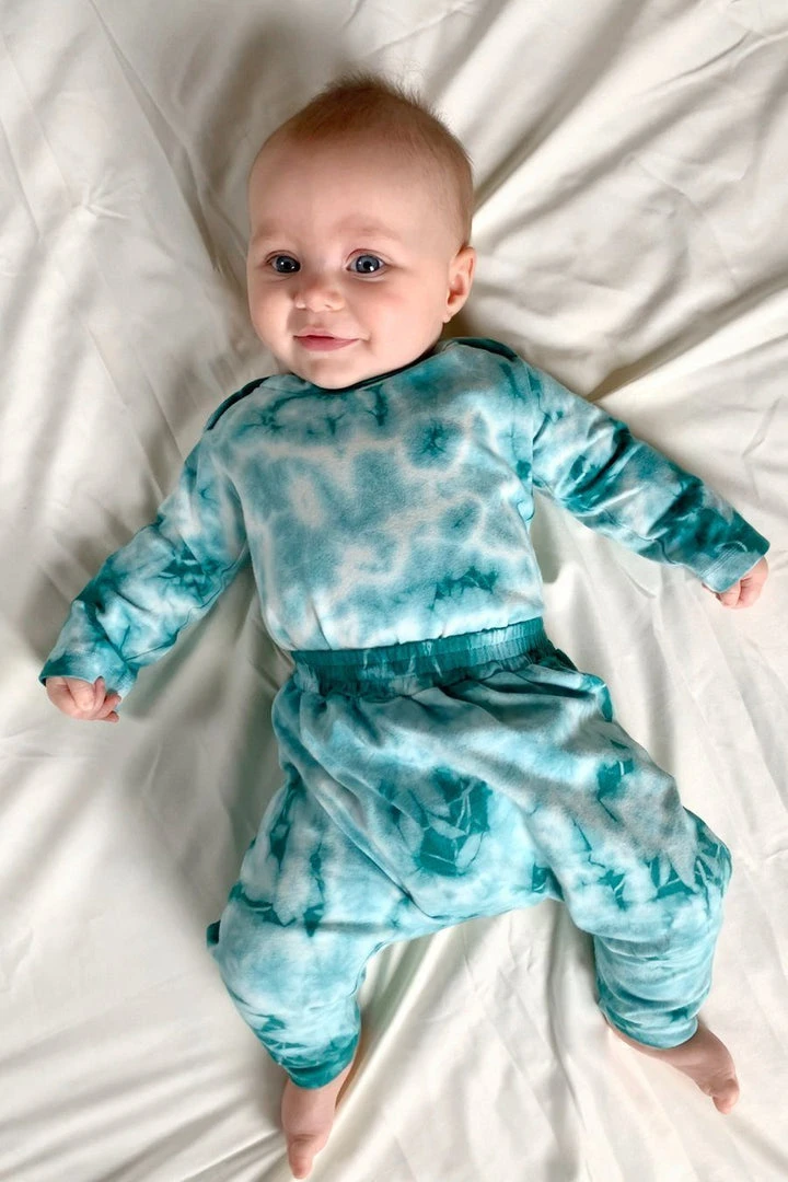 North Of West Baby's Tie Dye Harem Pants - Atlantic Sale 4 North Of West Baby's Tie Dye Harem Pants - Atlantic Sale