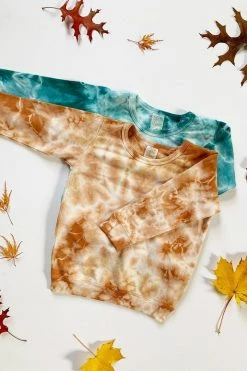North Of West Best Sellers Kids' Tie Dye Sweatshirt - Atlantic