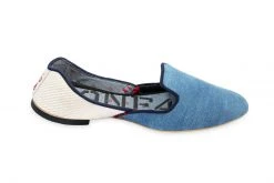 ONE432 Women's Recycled Jutti Loafer - Courtney Denim Shoes