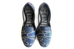 ONE432 Men's Camou Recycled Jutti Loafer - Denim