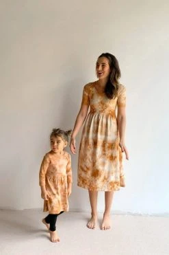 North Of West Flora Tie Dye Dress - Amber 22 North Of West Flora Tie Dye Dress - Amber